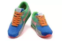 2019U femmes nike air max 90 em chaussures marque pas cher britanniques vert orange